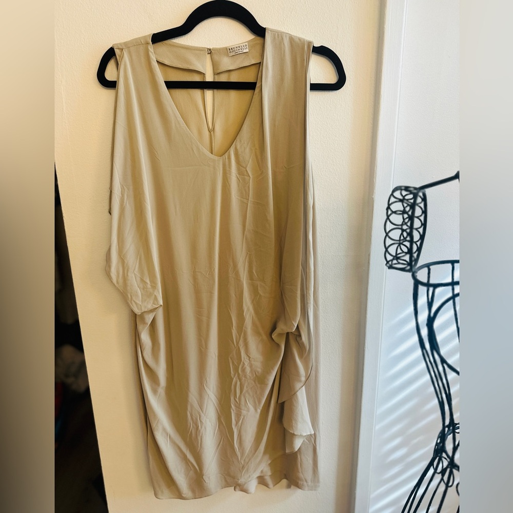 Brunello Cucinelli Light Tan Women's Dress
